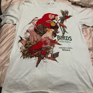 Vintage Birds of the Tropics Graphic T-Shirt